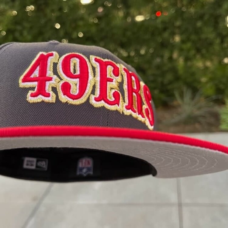 New Era 49ers Retro Graphite/Red