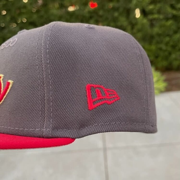 New Era 49ers Script Graphite/Red