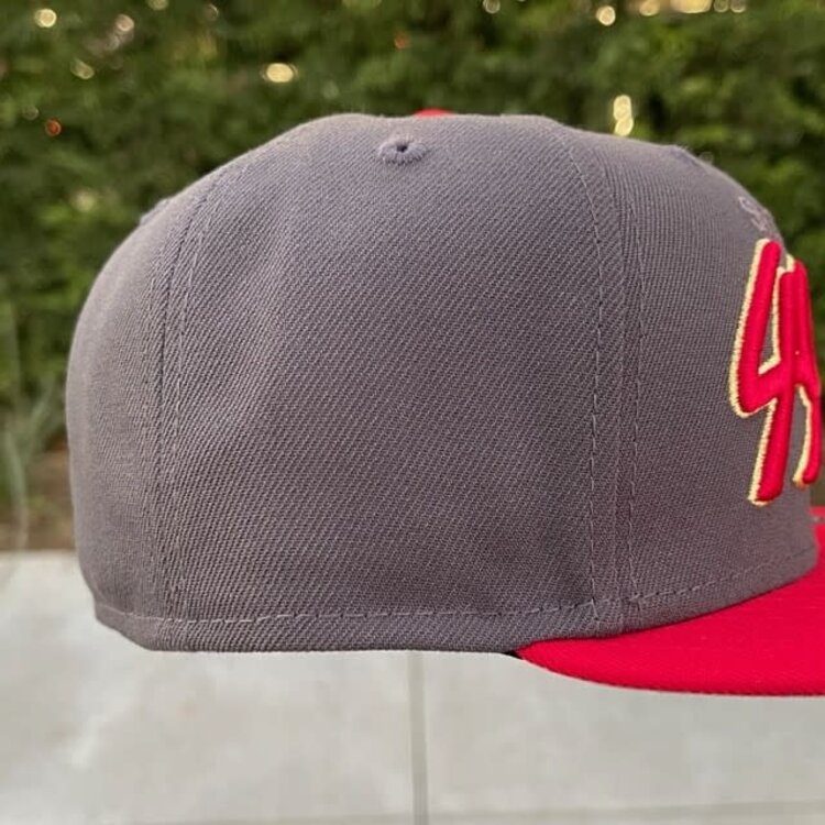 New Era 49ers Script Graphite/Red