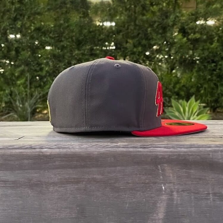 New Era 49ers Script Graphite/Red