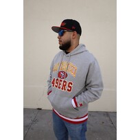 Starter 49ers M Starter Snap Fleece Pullover Hoodie
