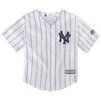 Outerstuff New York Yankees Toddler White Pinstripe Jersey