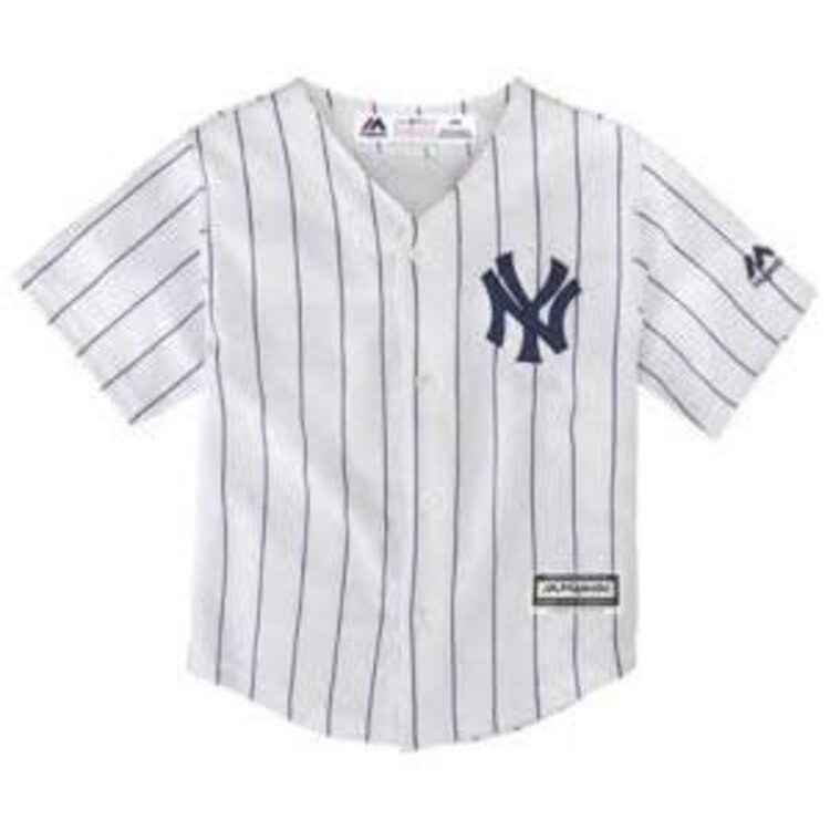 Outerstuff New York Yankees Toddler White Pinstripe Jersey