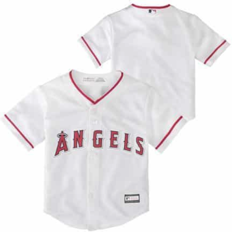 Majestic Angels Infant White Home Jersey
