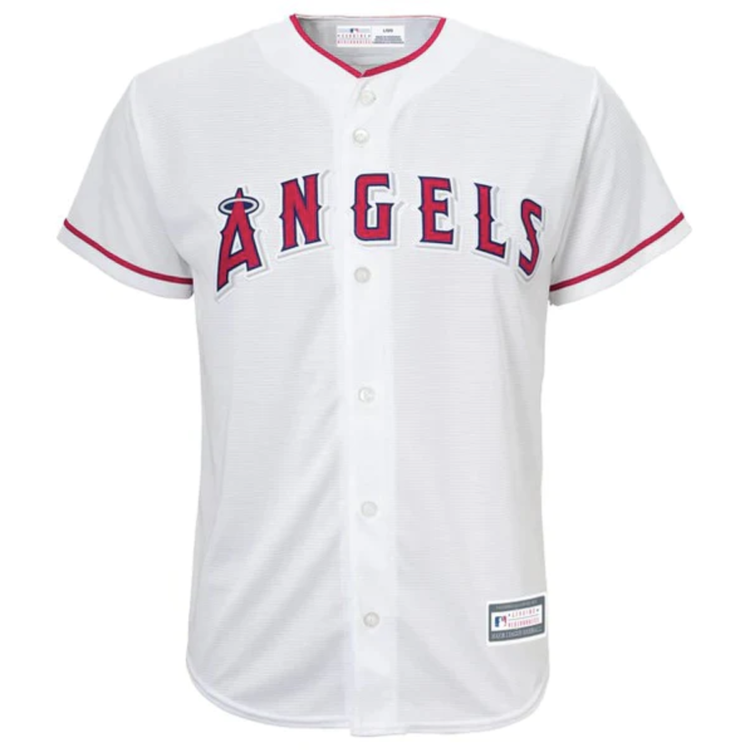 Outerstuff MLB LA Angels Youth Plain Home Jersey