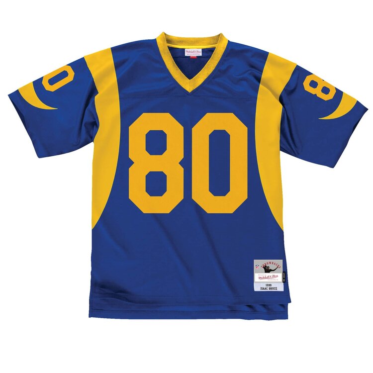 Mitchell and Ness LA Rams Men's Mitchell & Ness 1999 Isaac Bruce #80 Jersey Blue