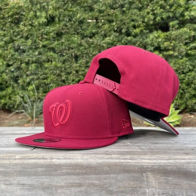 New Era Nationals Maroon Tonal 950 Snapback