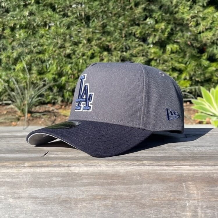 New Era LA Dark Gray/Navy Outline 940 A-Frame