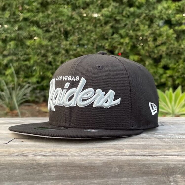 New Era Raiders Youth Script 950 Black