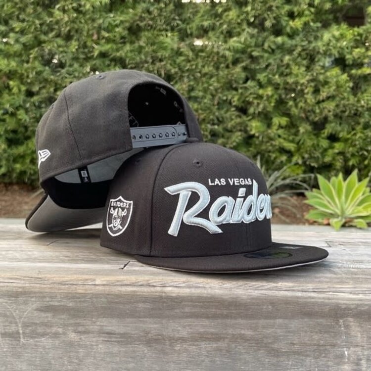 New Era Raiders Youth Script 950 Black