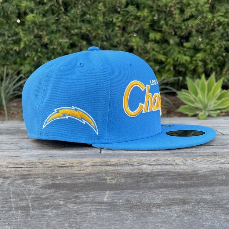 New Era LA Chargers Script Light Blue 950