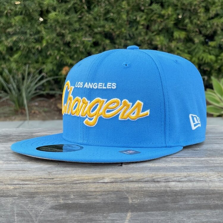 New Era LA Chargers Script Light Blue 950