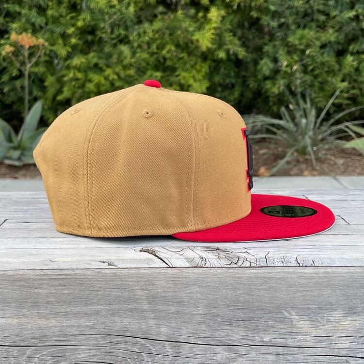 New Era LA 2-Tone Wheat/Red 950 Snapback