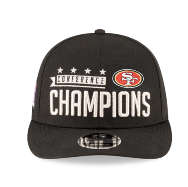 New Era NFL 49ers 2023 NFC Champs Locker Room Low Profile 950 Snapback