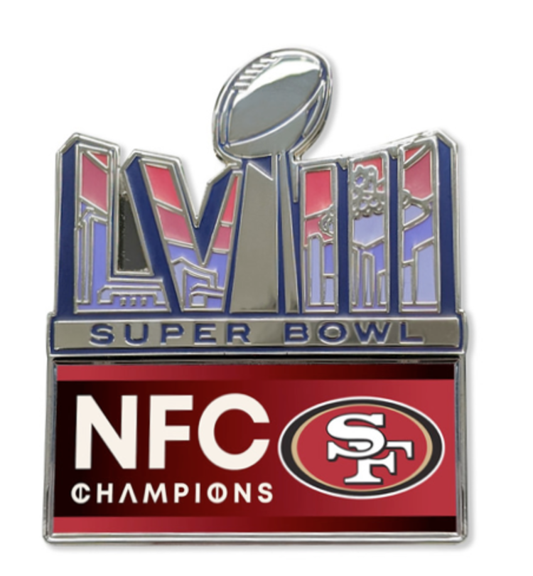 Aminco 2023 NFC Conference Champs Pin NFL 49ers