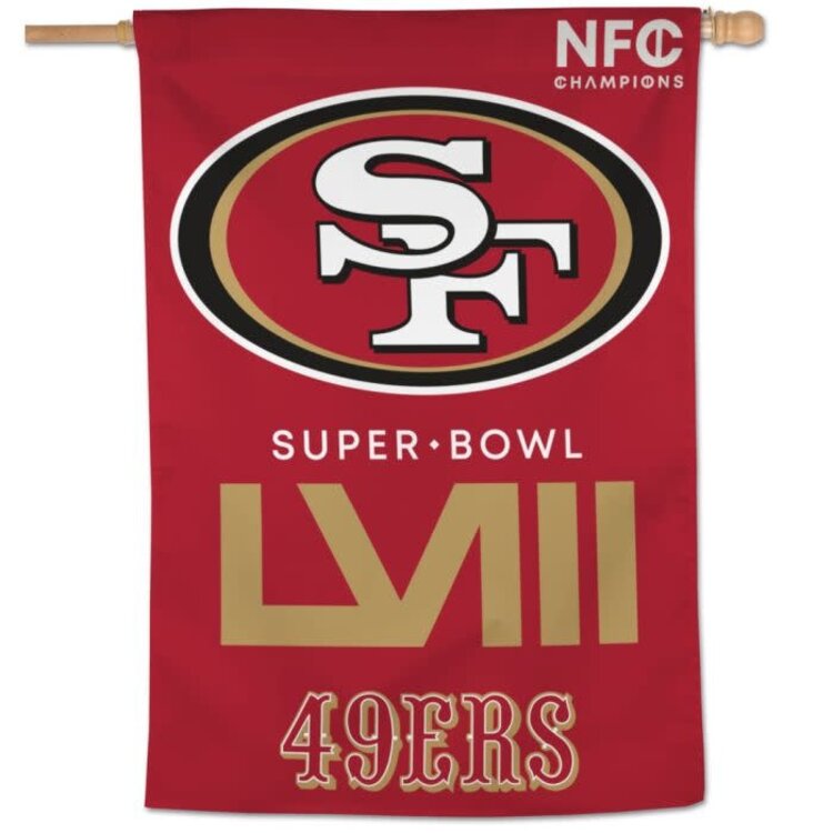 Wincraft 49ers 28x40 SB LVIII Flag