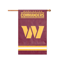 Party Animal, Inc. 2-Sided Applique Banner Flag NFL Washington Commanders