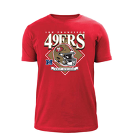 New Era 49ers M Helmet NE Red Tee