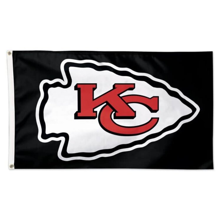 Wincraft NFL Kansas City Chiefs Black Deluxe 3'x5' Flag
