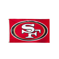 Wincraft NFL 49ers Deluxe 3'x5' Flag Red