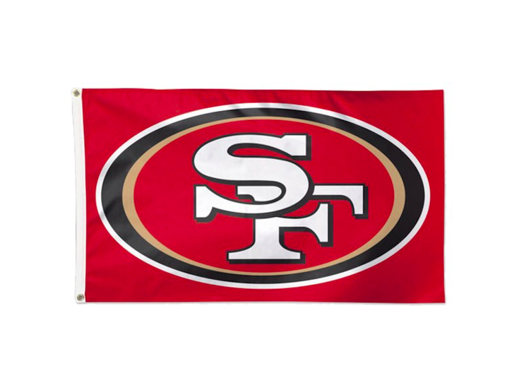 Wincraft NFL 49ers Deluxe 3'x5' Flag Red