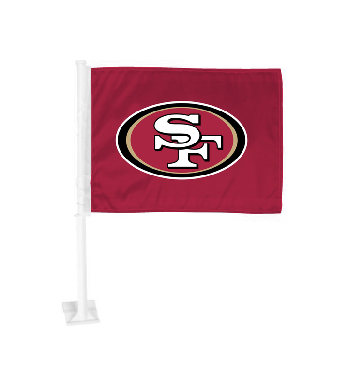 Rico Industries NFL San Francisco 49ers Rico Logo Car Flag RED Flag