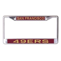 Wincraft 49ers WinCraft Metallic Glitter License Plate Frame