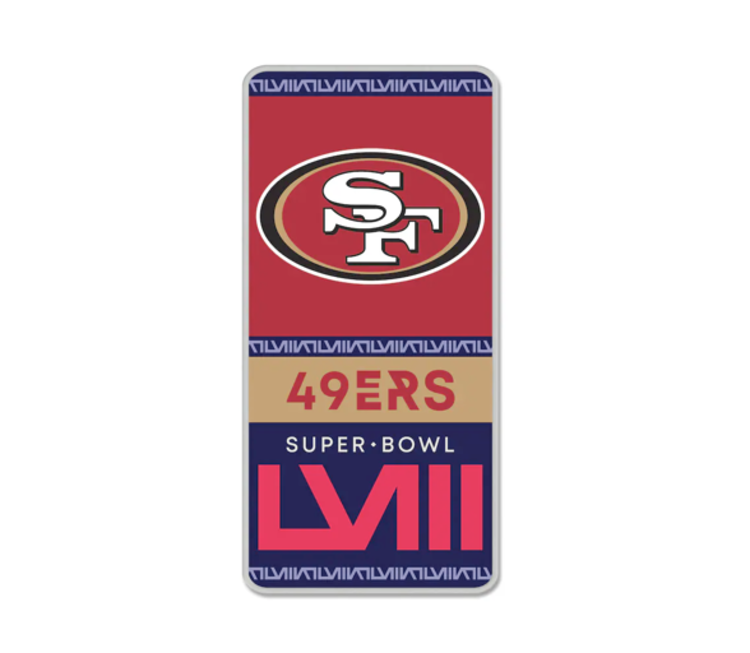 Wincraft 2023 SBLVIII Participant Pin NFL 49ers