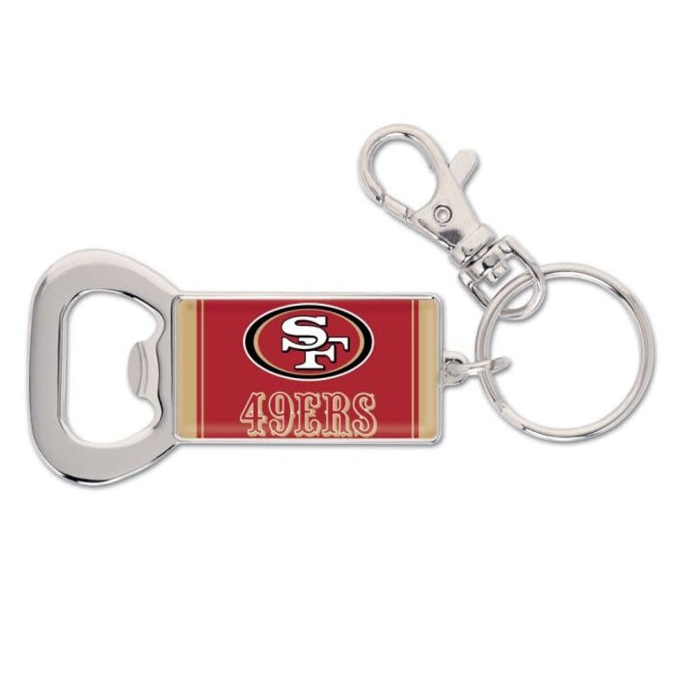 Wincraft 49ers Bottle Opener Rectangular Keychain