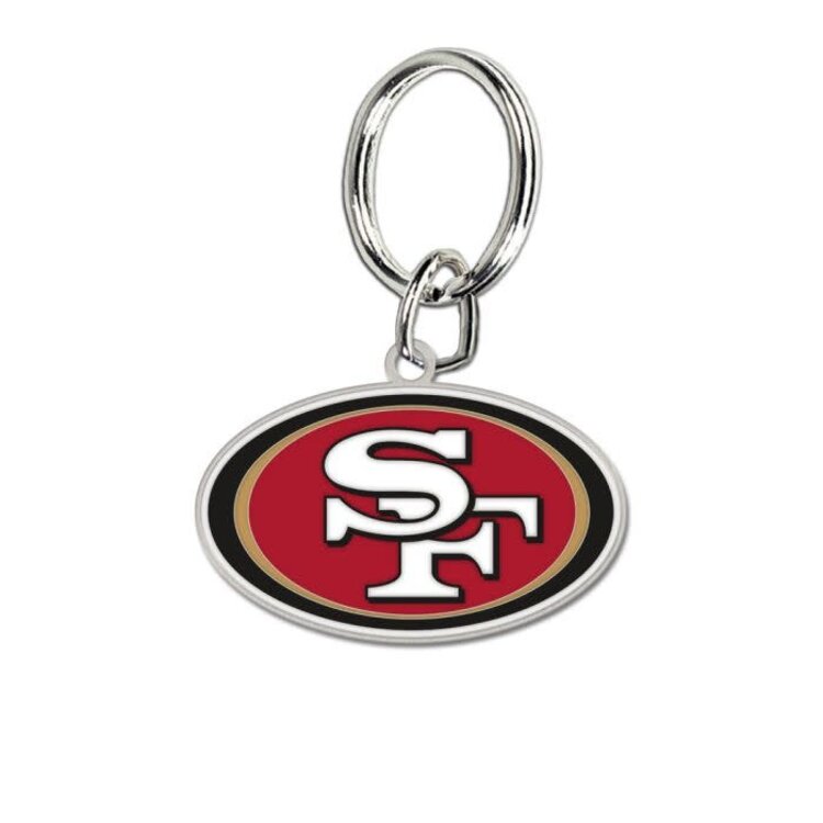 Wincraft 49ers Logo Cloisonne Keychain