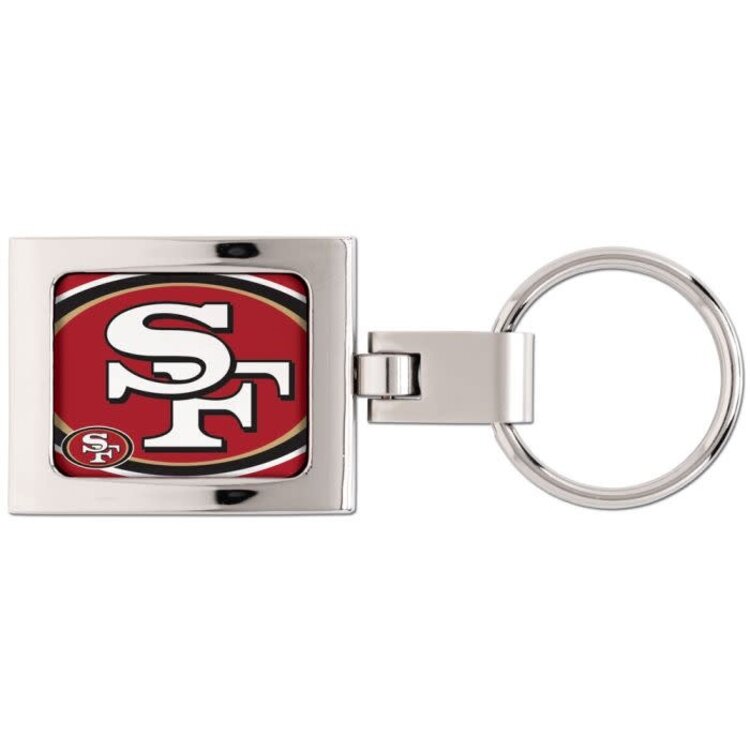 Wincraft 49ers Logo Domed Keychain