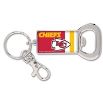 Wincraft Bottle Opener Rectangular Keychain - Chiefs