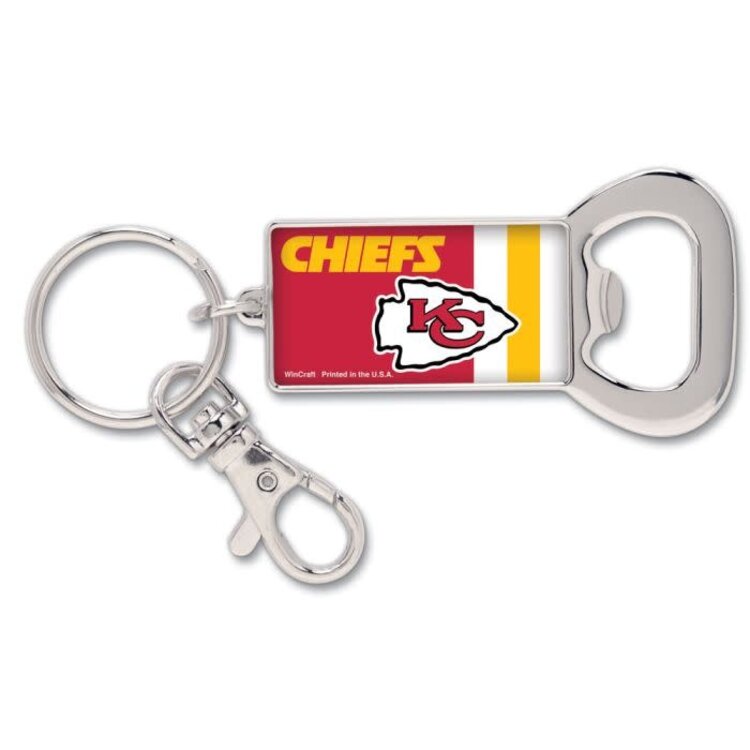 Wincraft Bottle Opener Rectangular Keychain - Chiefs
