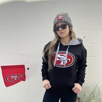 Antigua 49ers W Black P/O Hood