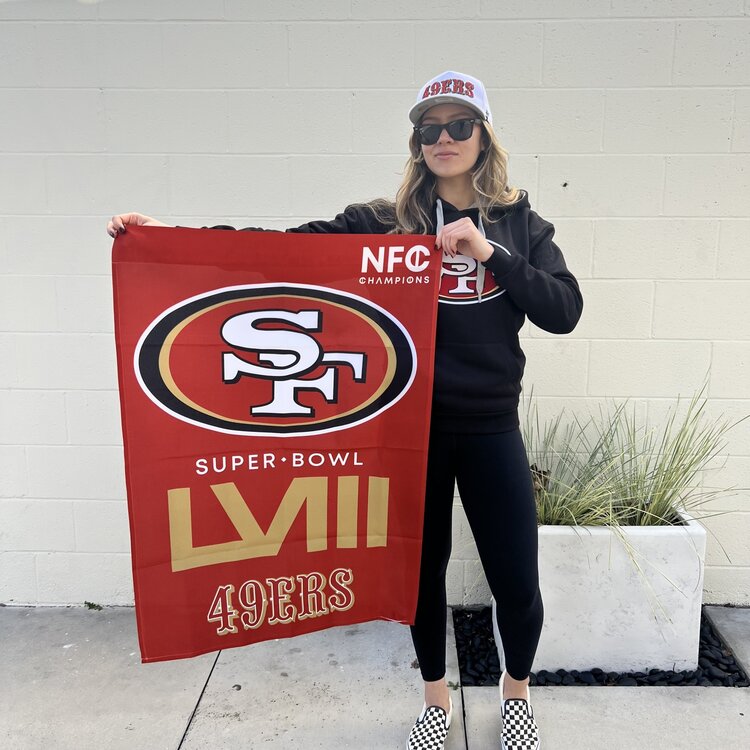 Wincraft 49ers 28x40 SB LVIII Flag