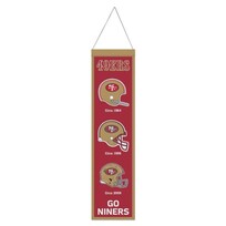 Wincraft NFL San Francisco 49ers Heritage Banner Go Niners