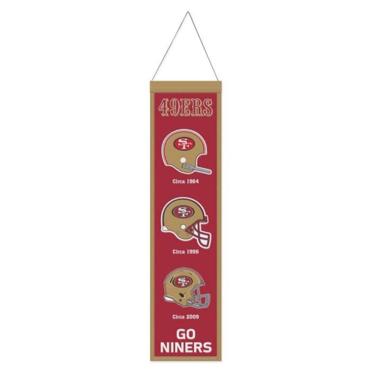 Wincraft NFL San Francisco 49ers Heritage Banner Go Niners
