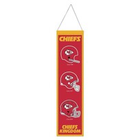 Wincraft NFL Kansas City Chiefs Heritage Banner Chiefs Kingdom