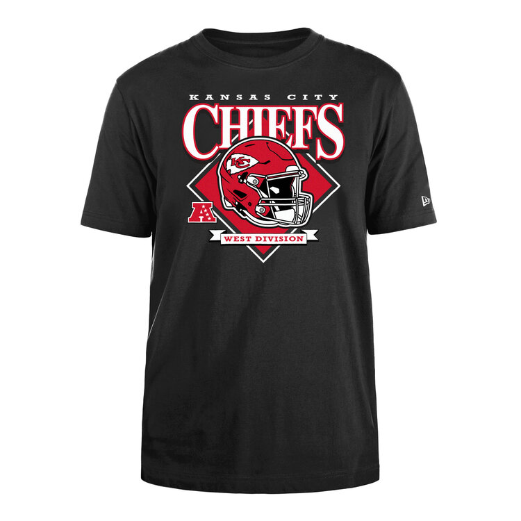 New Era Chiefs M Helmet NE Black Tee