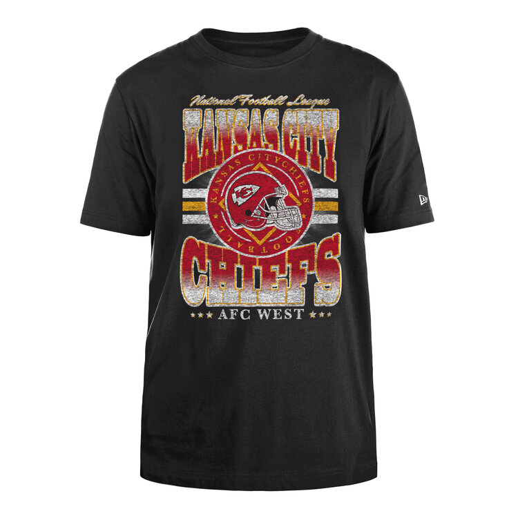 New Era Chiefs M Vintage NE Black Tee