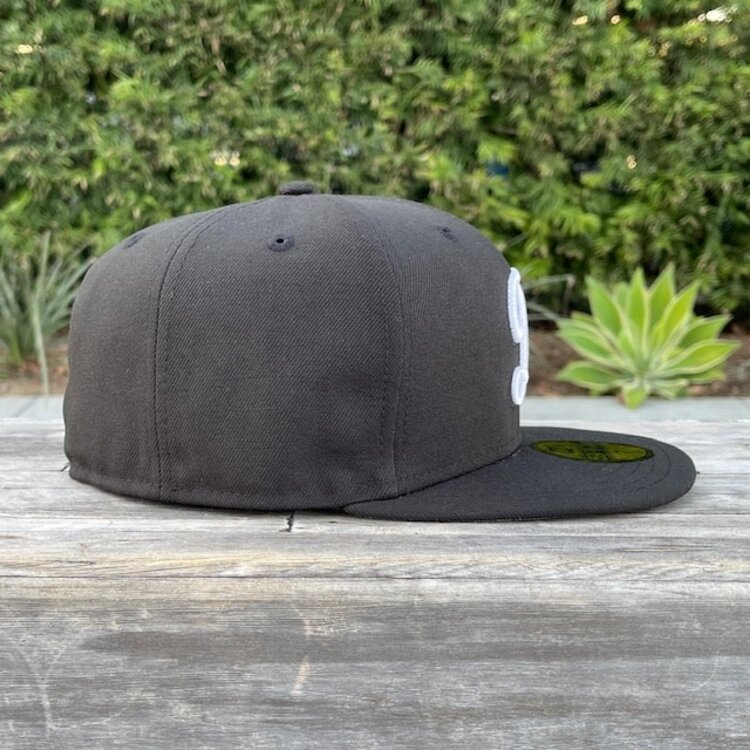 New Era LA Dodgers "D" Black White Gray UV