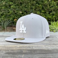 New Era LA Dodgers Light Gray White Gray UV