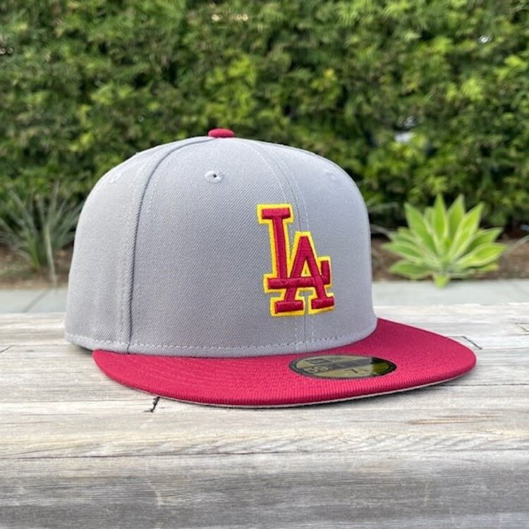 New Era LA Gray/Cardinal Card-Gold