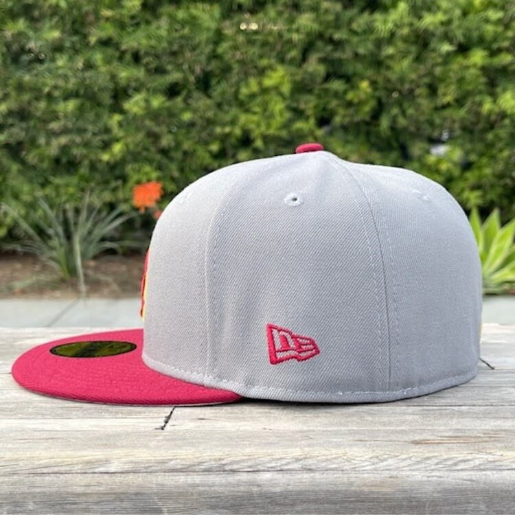 New Era LA Gray/Cardinal Card-Gold