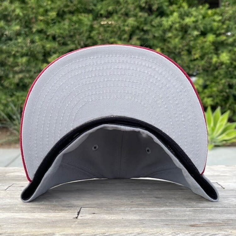 New Era LA Gray/Cardinal Card-Gold