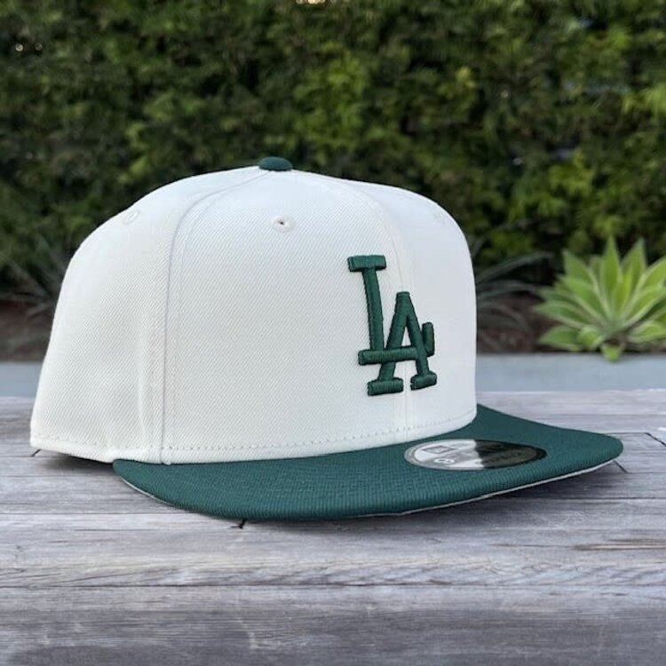 New Era LA Ivory/Dark Green 950 Snapback