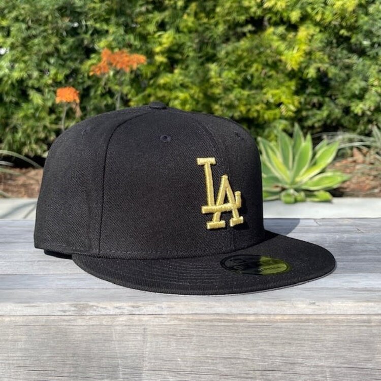 New Era LA Dodgers Black Gold "LA" 950