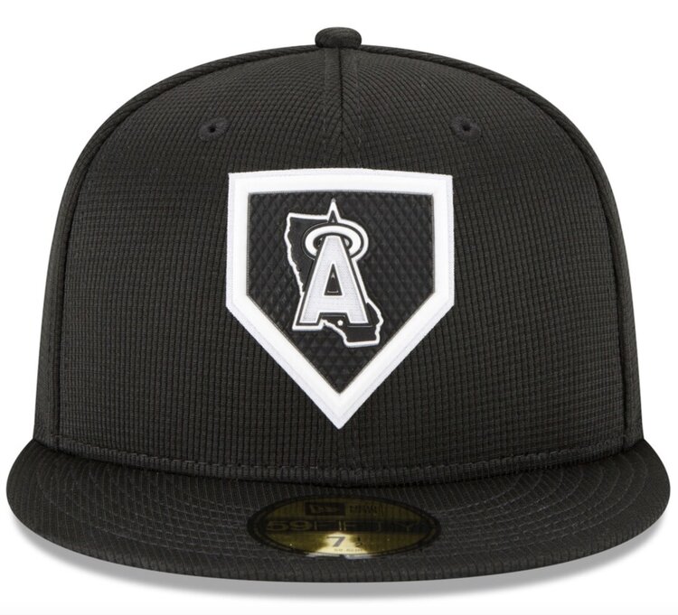 New Era Angels 2022 Club House Black White