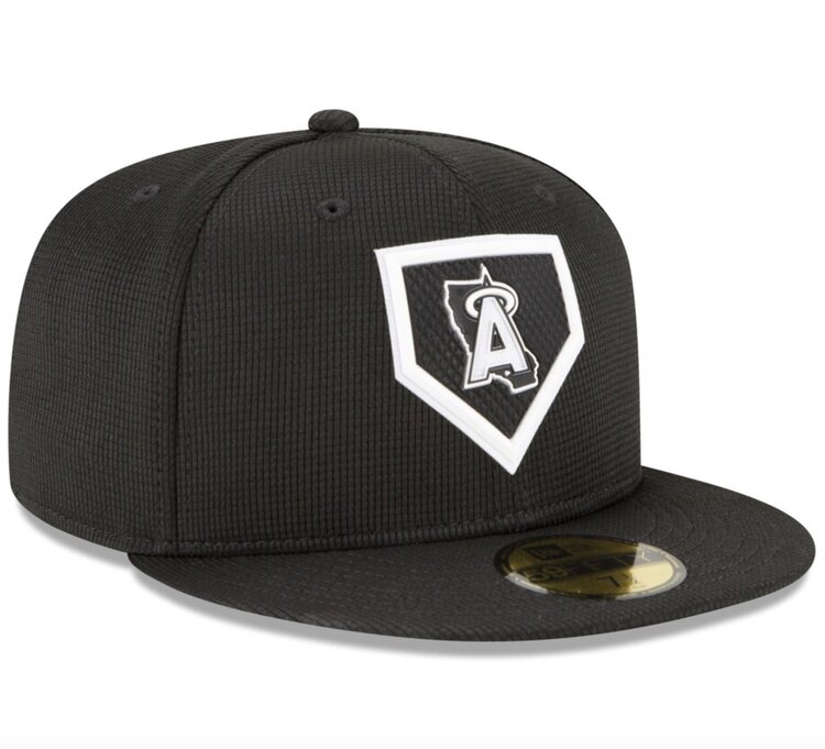 New Era Angels 2022 Club House Black White
