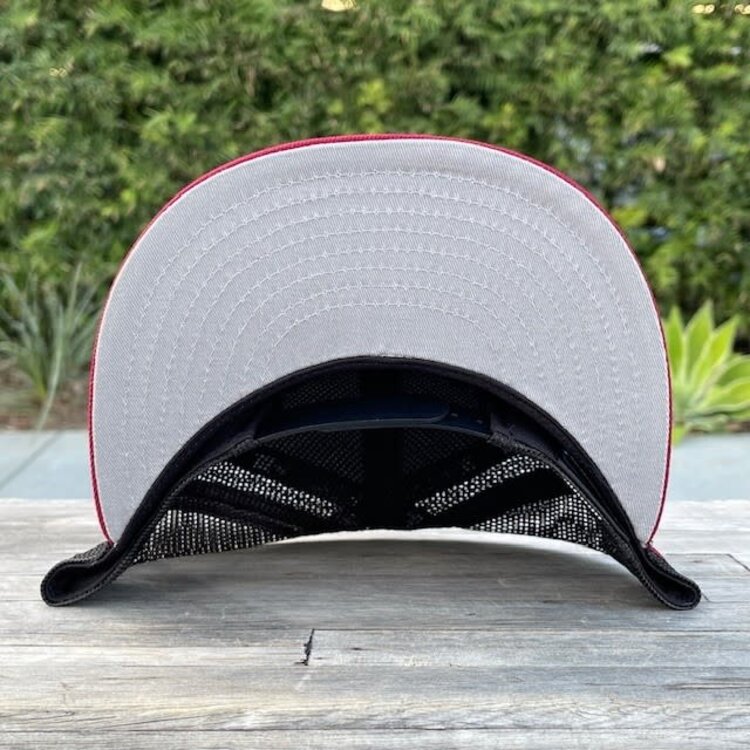 New Era USC Interlock Black Mesh/Cardinal 950